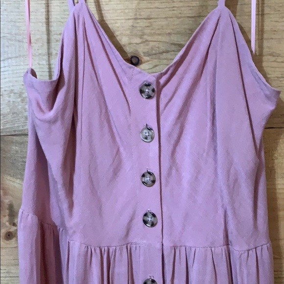Super cute pink bohemian style sun dress EUC - Picture 2 of 5